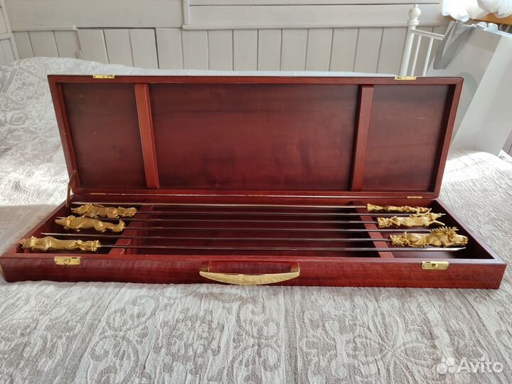 Набор шампуров в кейсе