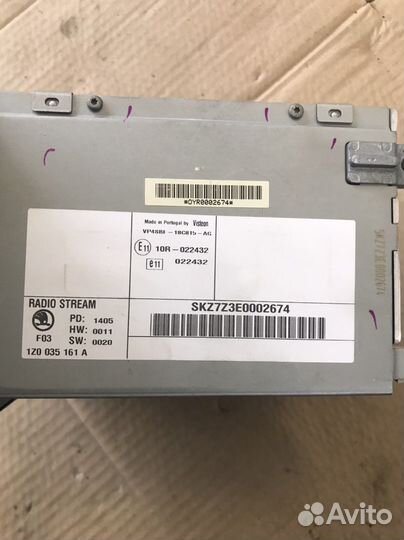 Штатная магнитола Skoda Octavia A5 (3249)