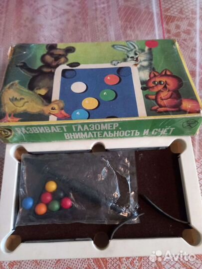 Настольный детский бильярд СССР