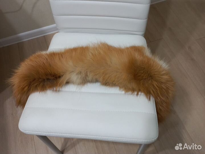 Меховой воротник-лиса