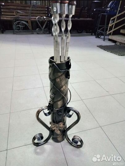 Подставка для шампуров, ваза для цветов