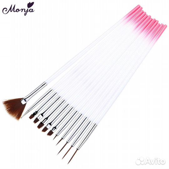 Кисточки для маникюра, дизайна ногтей Новые