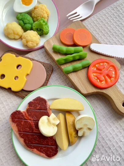 Игрушечная еда продукты из полимерной глины