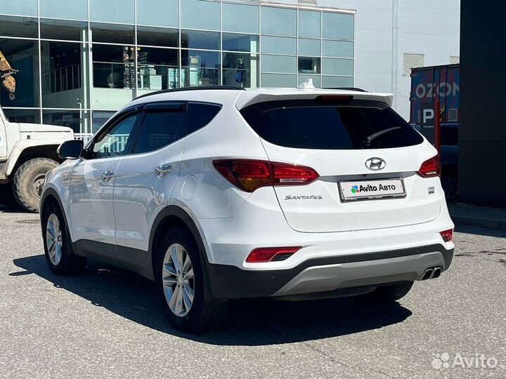 Hyundai Santa Fe 2.2 AT, 2018, 177 000 км