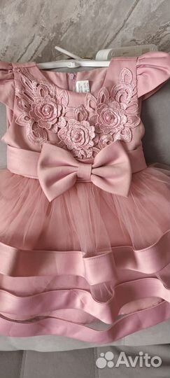 Детское нарядное платье размер 70