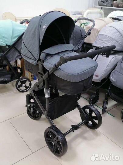 Коляска трансформер 2 в 1 Indigo Lotus