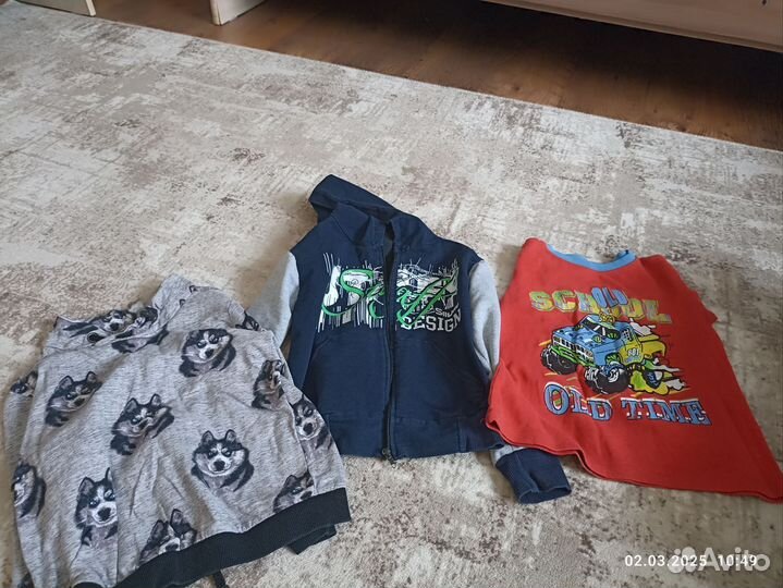 Детские вещи для мальчиков 86 пакетом 92