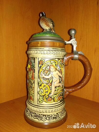 Кружка пивная Куропатка Охота Клеймо