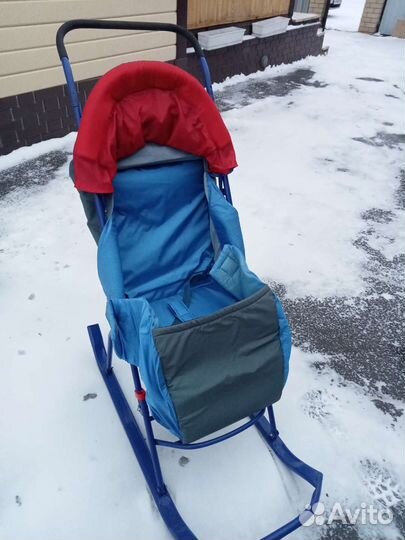 Сани коляска