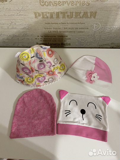 Панамка и шапочки для малышей