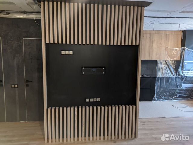 Реечные перегородки, рейки на стену, балки фальшба