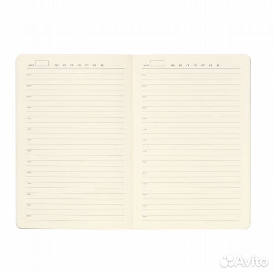 Ежедневник Latte NEW недатированный, красный/бежевый (без упаковки, без стикера)