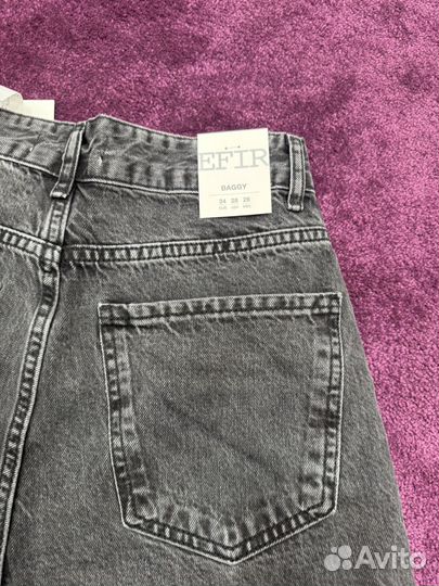 Джинсы efir washed gray