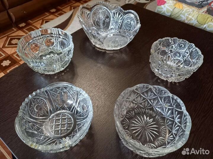 Салатник хрустальный