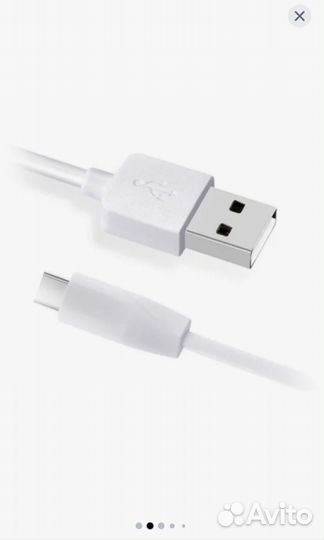 Кабель для зарядки Type-C USB hoco X1 белый