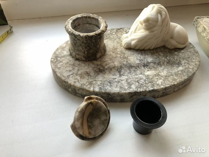 Чернильница письменный прибор старинный