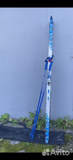 Лыжи беговые и палки