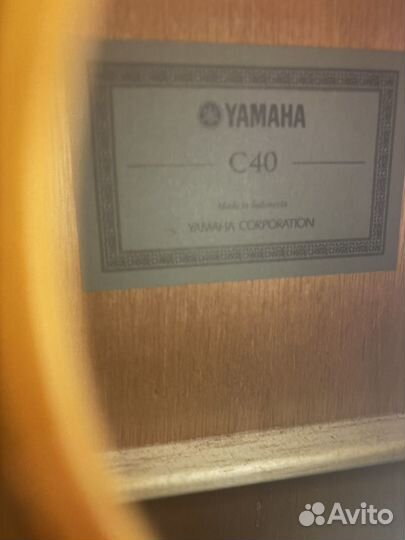 Гитара yamaha c40