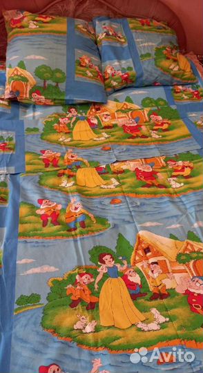 Детское постельное белье Белоснежка, 1,5 спальное