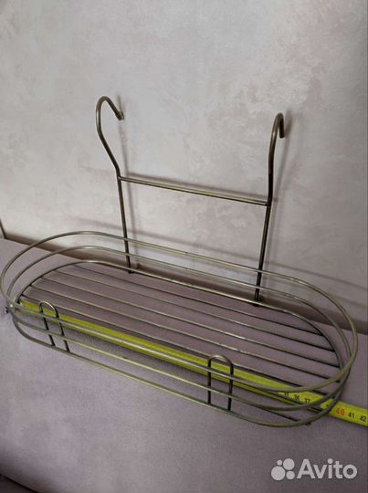 Полка навесная на рейлинг