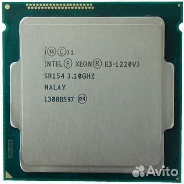 Процессор Intel Xeon E3-1220v3 (1150 3.1-3.5GHz 4c