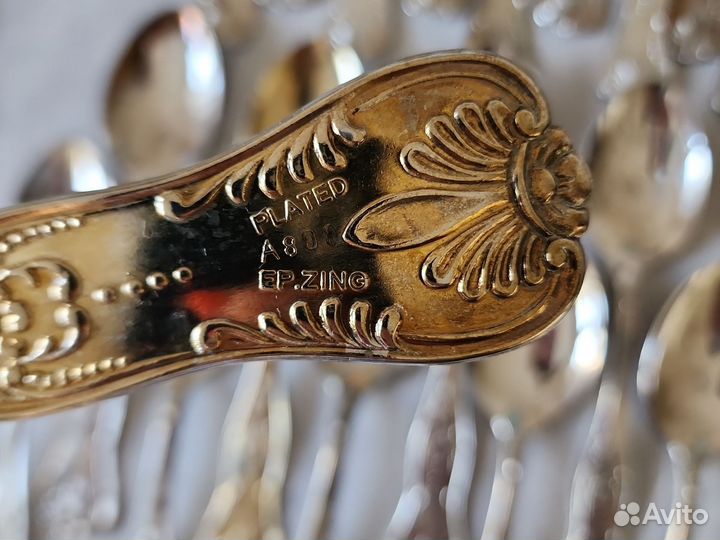 Столовый набор приборов LBL italy plated EP.zing