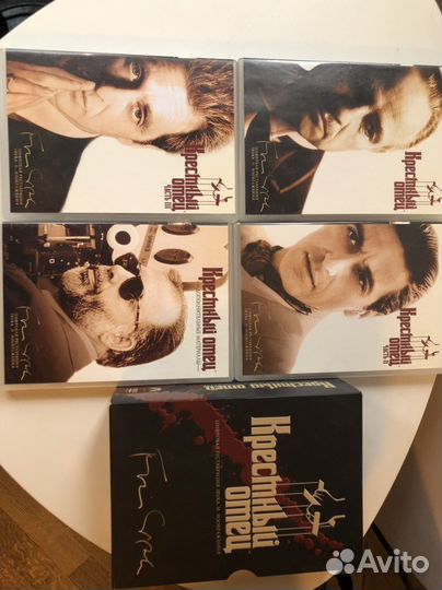 Коллекция фильмов DVD Крестный Отец (4 диска)