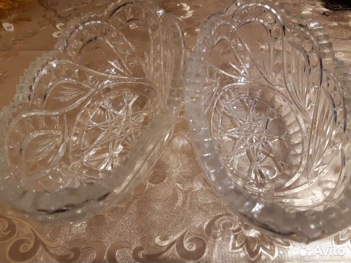 Салатник хрустальный