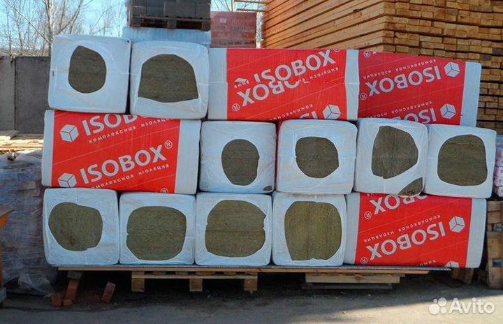 Плиты минераловатные изобокс вент ультра 1200х600х