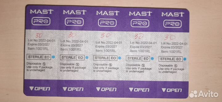 Иглы для татуажа 12 шт