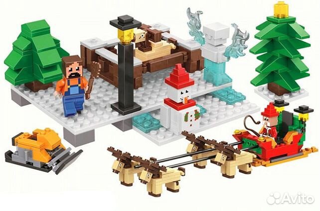 Конструктор 11027 Новый год: Прогулка на оленях