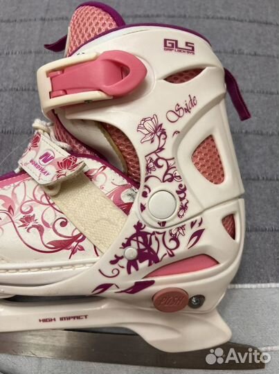 Коньки детские раздвижные