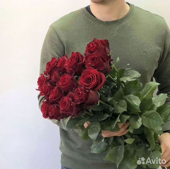 Высокие розы Доставка цветов