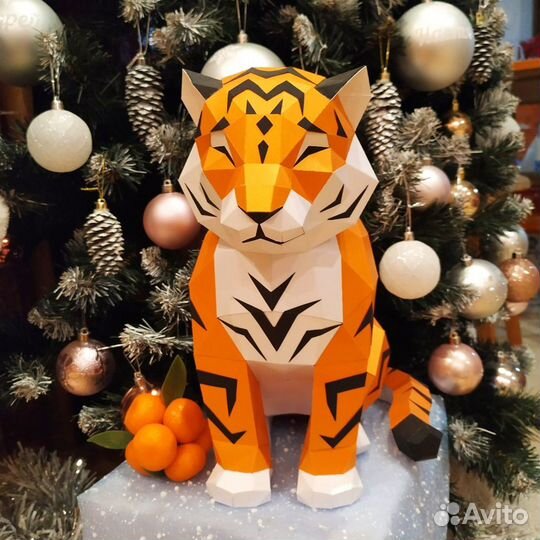 Тигр. Изготовление фигуры тигра