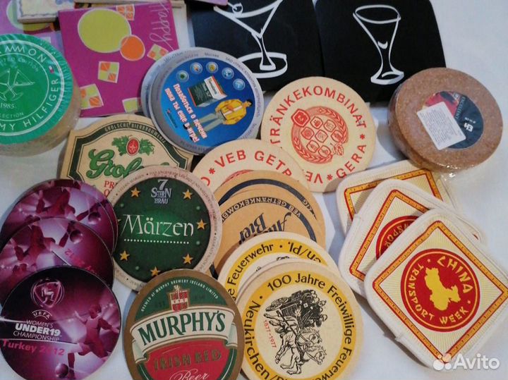 Коллекции бирдекелей и подставок под стаканы