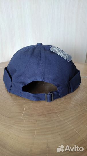 Кепка бейсболка (Докер) без козырька синяя