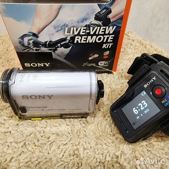 Видеокамера Sony Action Cam HDR-AS100V