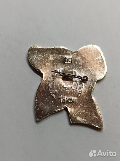 Значок Ленин. Бант. xxvl съезд кпсс