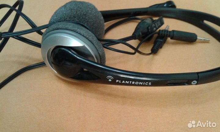 Наушники-гарнитура с микрофоном рабочие штекерные