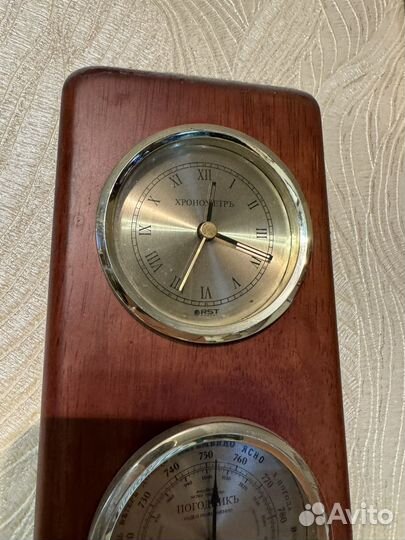 Погодник: хронометр, барометр, тепломер