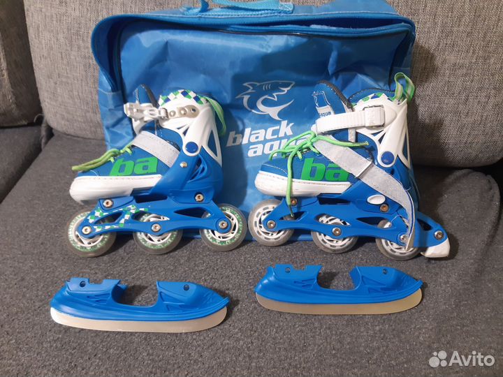 Ролики и коньки 2 в 1