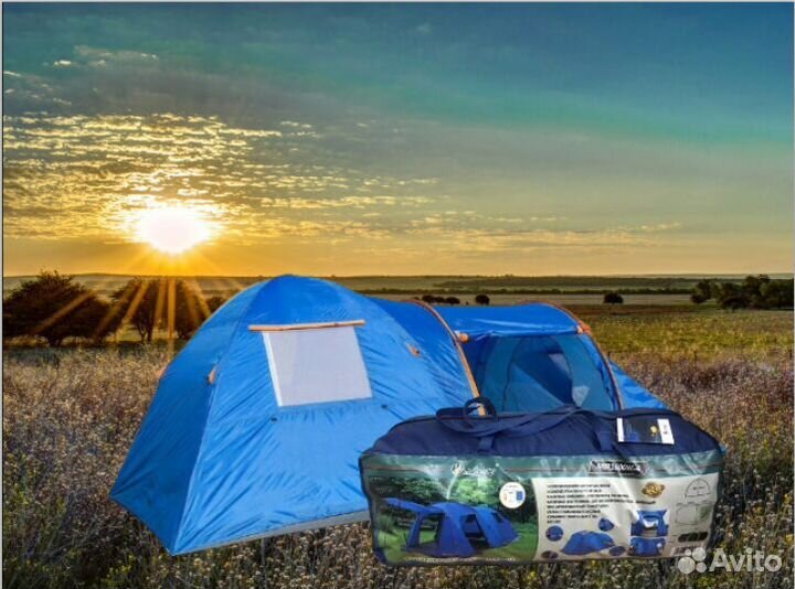 Палатка туристическая 4 местная