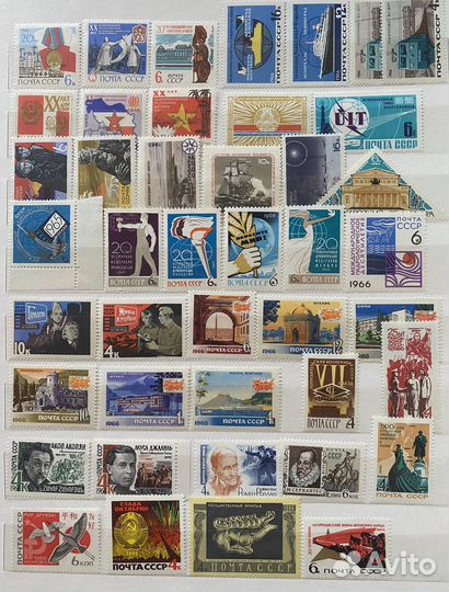 Марки СССР. 1960е-69. Серии