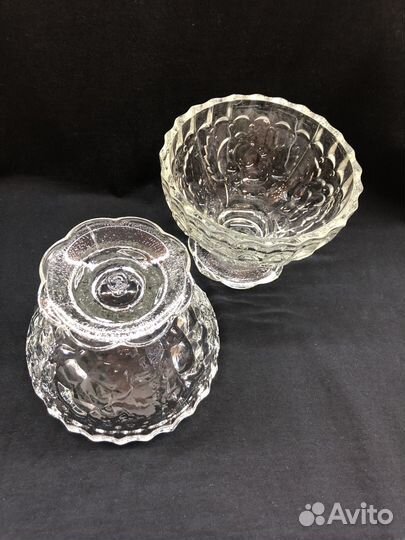 Конфетница СССР на ножке винтаж креманка вазочка