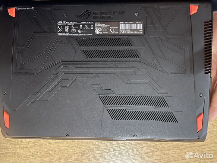 15.6» Ноутбук asus ROG Strix GL553VD-DM203 черный