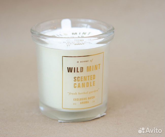 Ароматическая свеча H&M Home Wild Mint Дикая мята