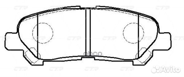 Колодки тормозные дисковые задние Toyota Highla