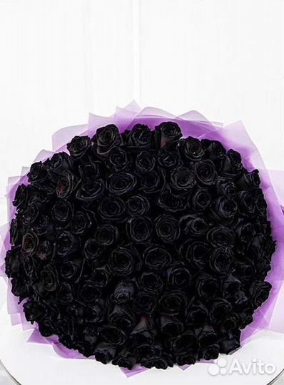 Чёрные розы Доставка цветов