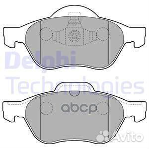 Колодки тормозные дисковые перед LP2252 Delphi