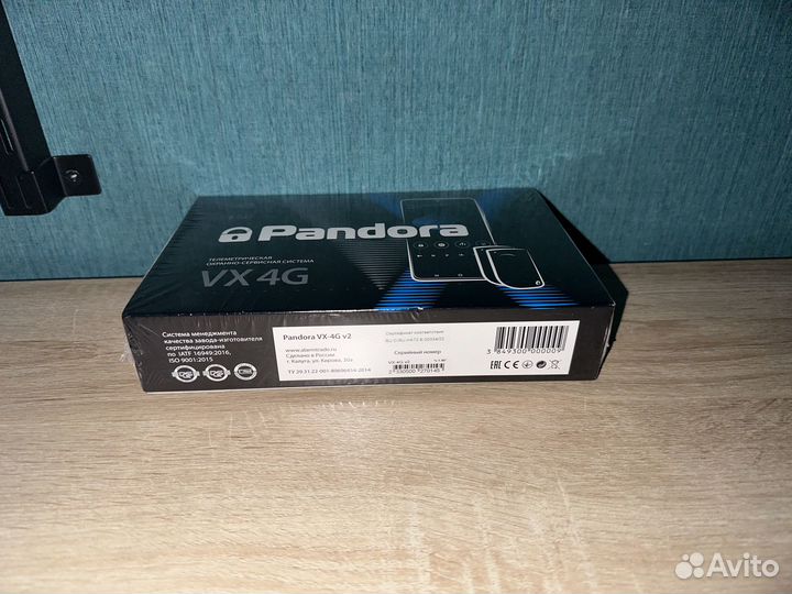 Сигнализация Pandora VX-4G GSM/LTE v2 Новая, чек